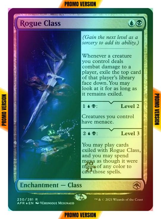 Rogue Class [Prerelease] [230s] [Adventures in the Forgotten Realms Promos] [Foil]