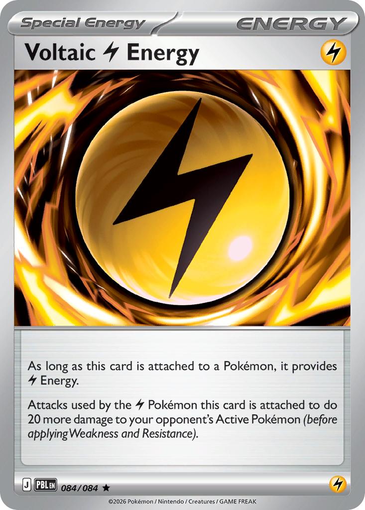Voltaic Lightning Energy - 084/084 - Rare [me05-084] [Holo]