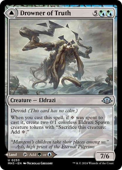 Drowner of Truth // Drowned Jungle [253] [Modern Horizons 3] [Non-Foil]