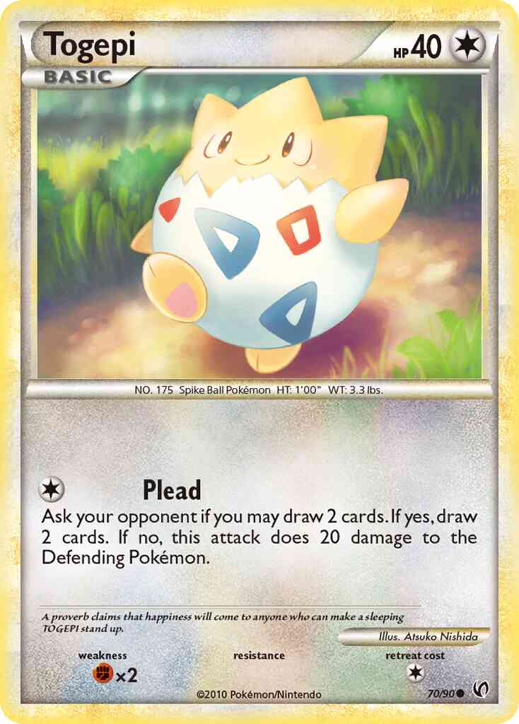 Togepi - 70/90 - Common [hgss3-70] [Reverse Holo]