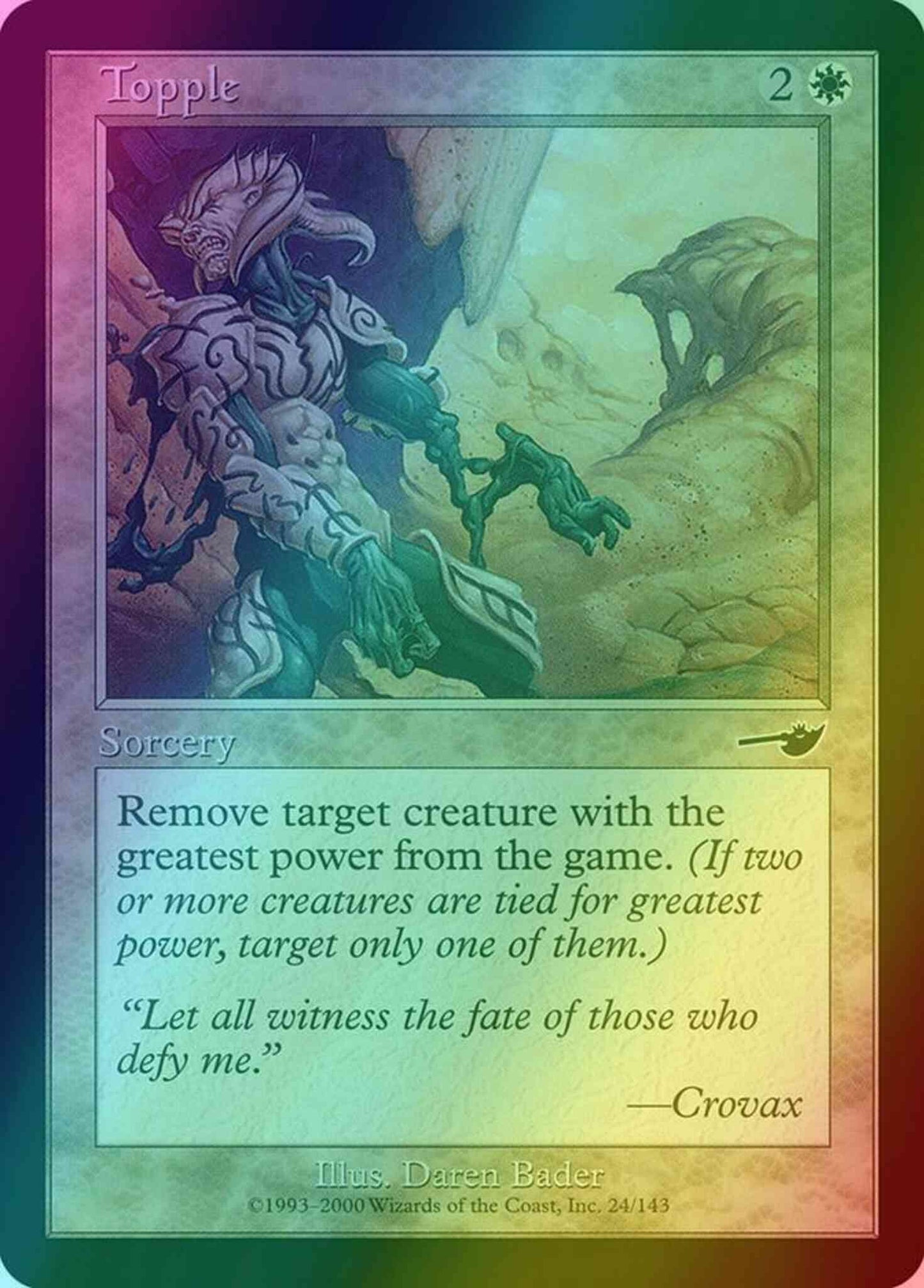 Topple [24] [Nemesis] [Foil]