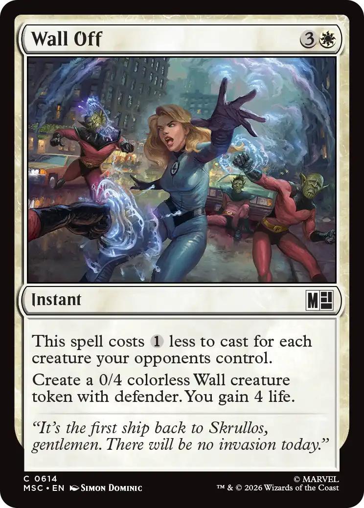 Wall Off [614] [Jumpstart] [Marvel Super Heroes: Commander] [Non-Foil]