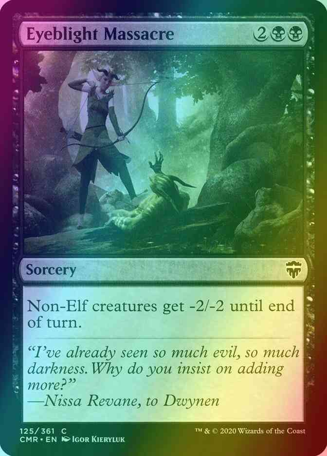 Eyeblight Massacre [125] [Commander Legends] [Foil]