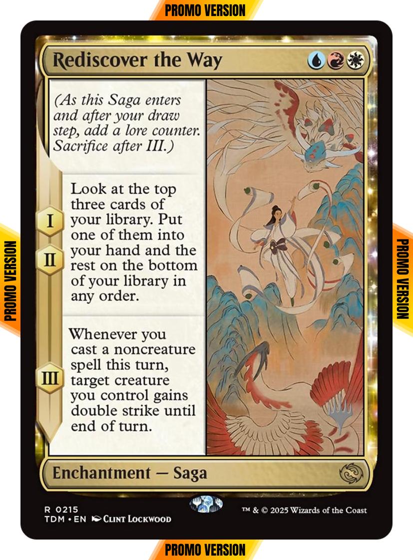Rediscover the Way [215p] [Promo Pack] [Tarkir: Dragonstorm: Promos] [Non-Foil]