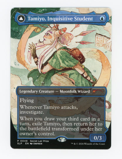 Tamiyo, Inquisitive Student // Tamiyo, Seasoned Scholar — Borderless — ID 18918