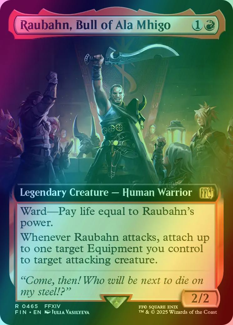 Raubahn, Bull of Ala Mhigo [465] [Extended Art] [FINAL FANTASY] [Foil]