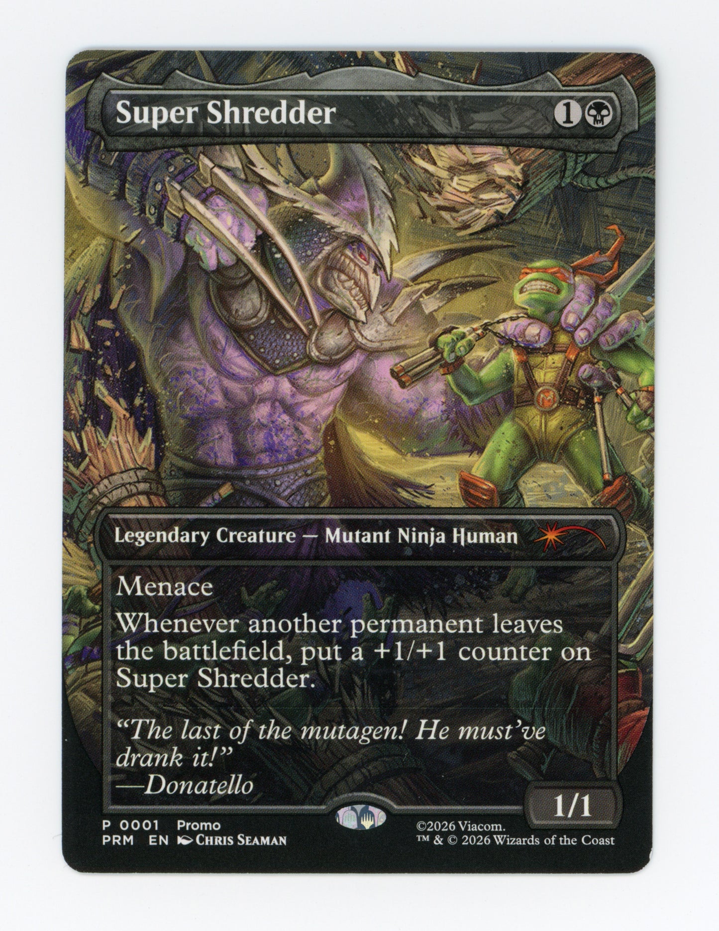 Super Shredder — Borderless|PRM-0001 — ID 19314