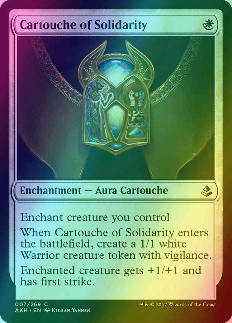 Cartouche of Solidarity [7] [Amonkhet] [Foil]