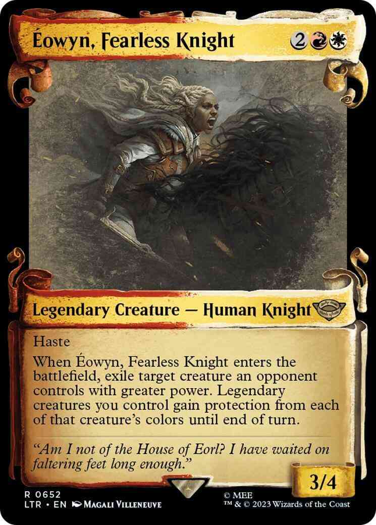 Éowyn, Fearless Knight [652] [Scrolls Showcase] [The Lord of the Rings: Tales of Middle-earth] [Non-Foil]
