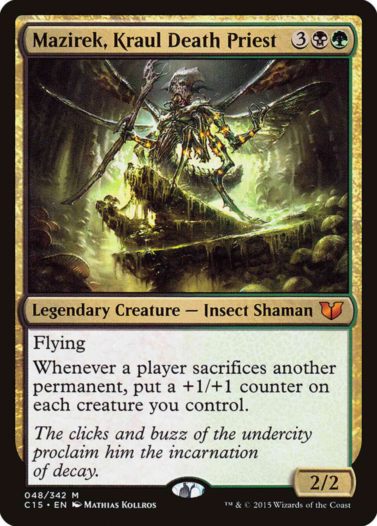 Mazirek, Kraul Death Priest [48] [Commander 2015] [Non-Foil]