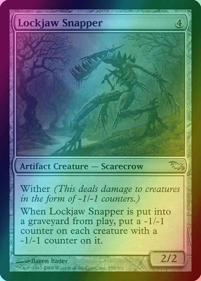 Lockjaw Snapper [255] [Shadowmoor] [Foil]