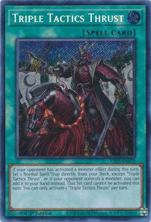 Triple Tactics Thrust - RA03-EN072 - Secret Rare - 1st Edition