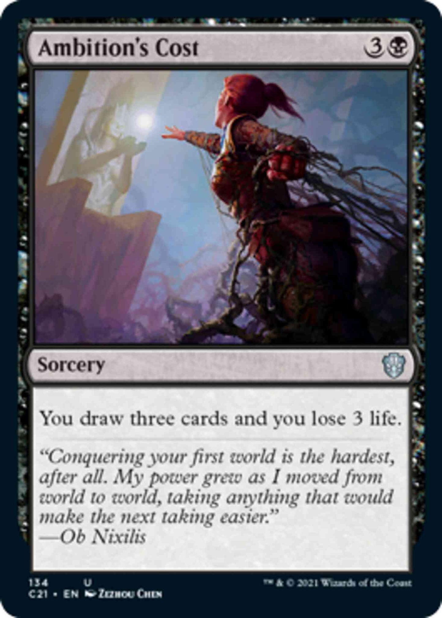 Ambition's Cost [134] [Commander 2021] [Non-Foil]