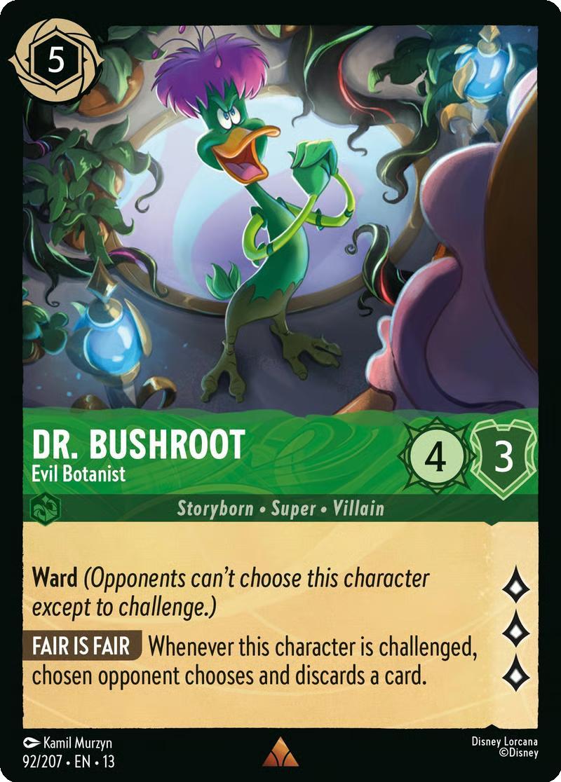 Dr. Bushroot - Evil Botanist - 92/204 [Attack of the Vine!] [Non-Foil]