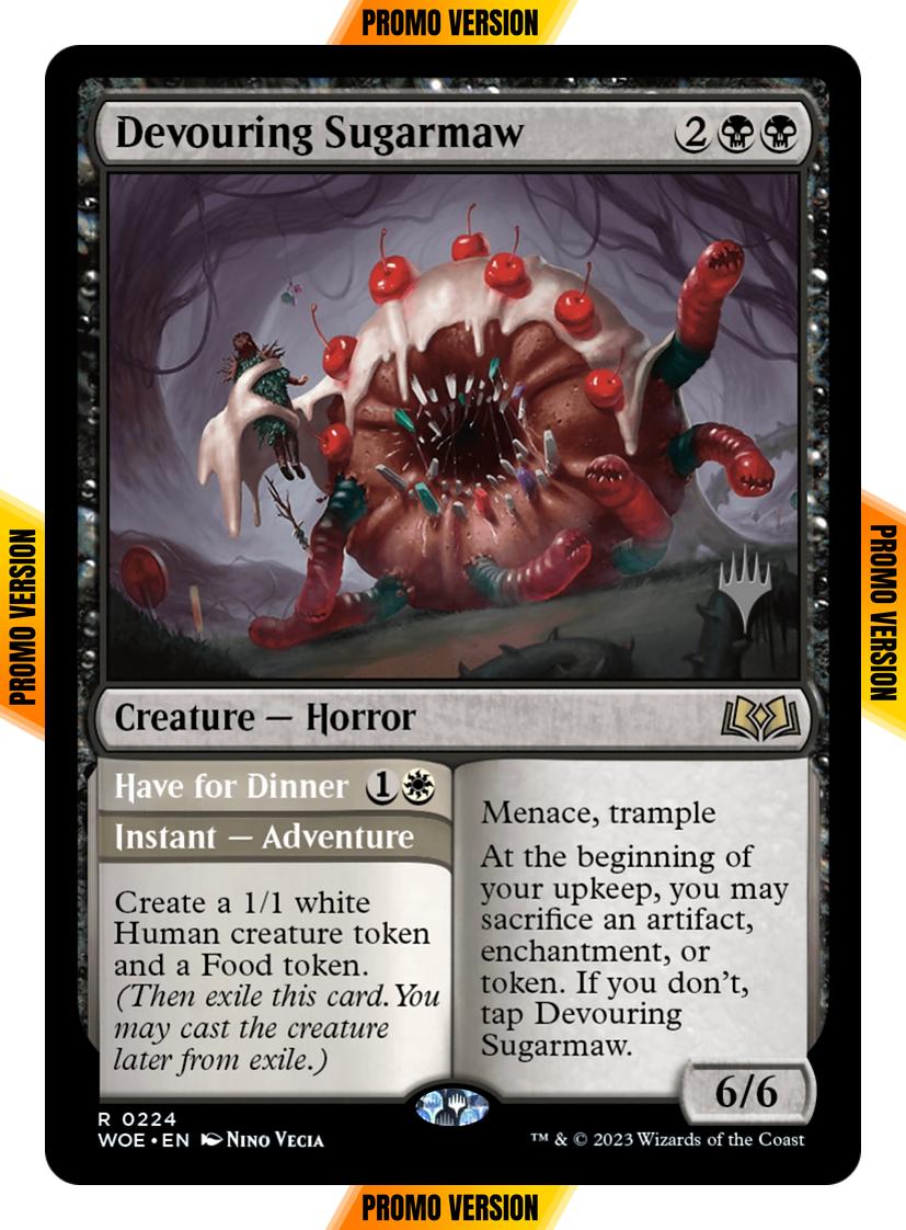 Devouring Sugarmaw // Have for Dinner [224p] [Promo Pack] [Wilds of Eldraine: Promos] [Non-Foil]