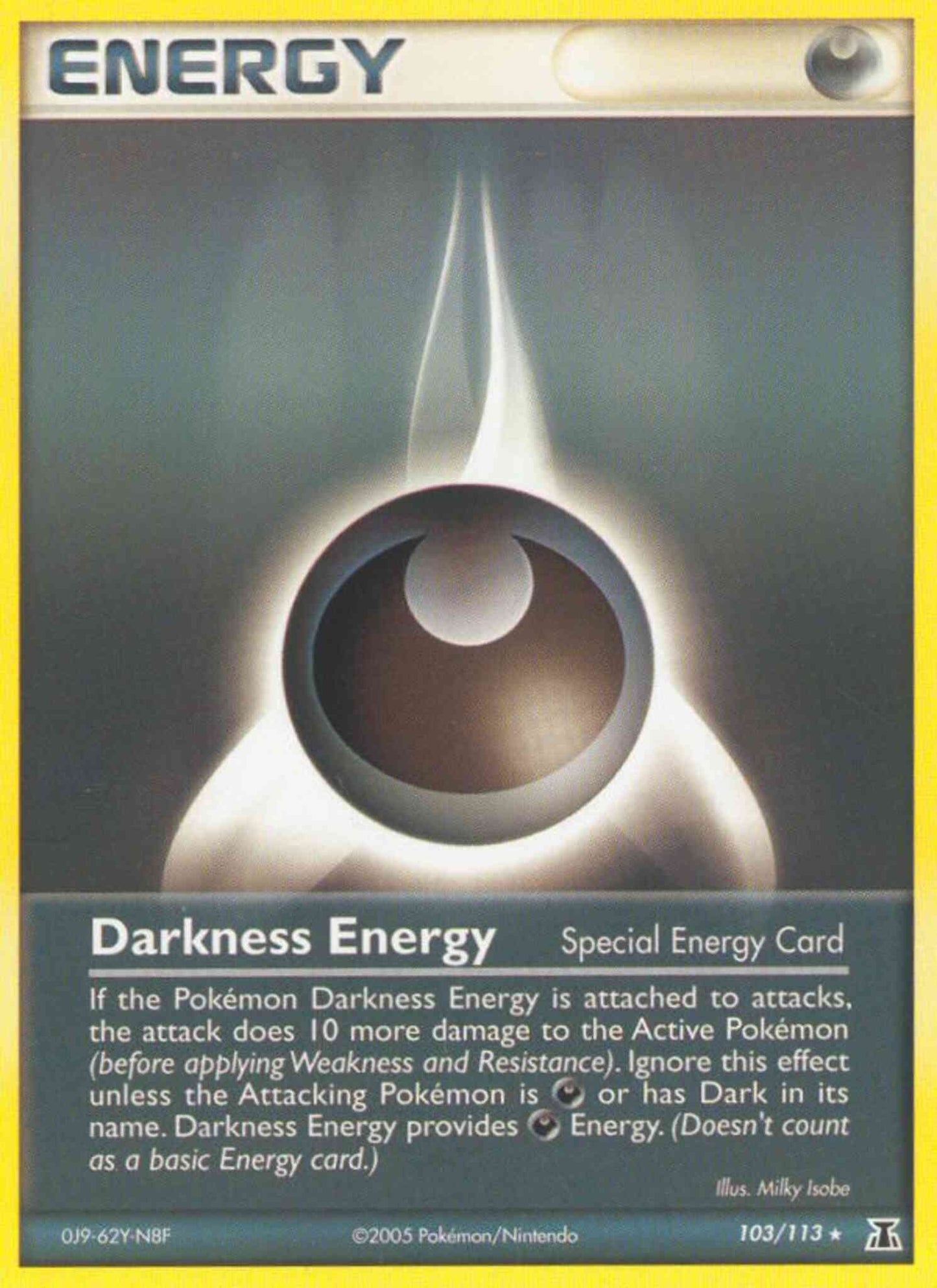 Darkness Energy - 103/113 - Rare [ex11-103] [Non-Holo]