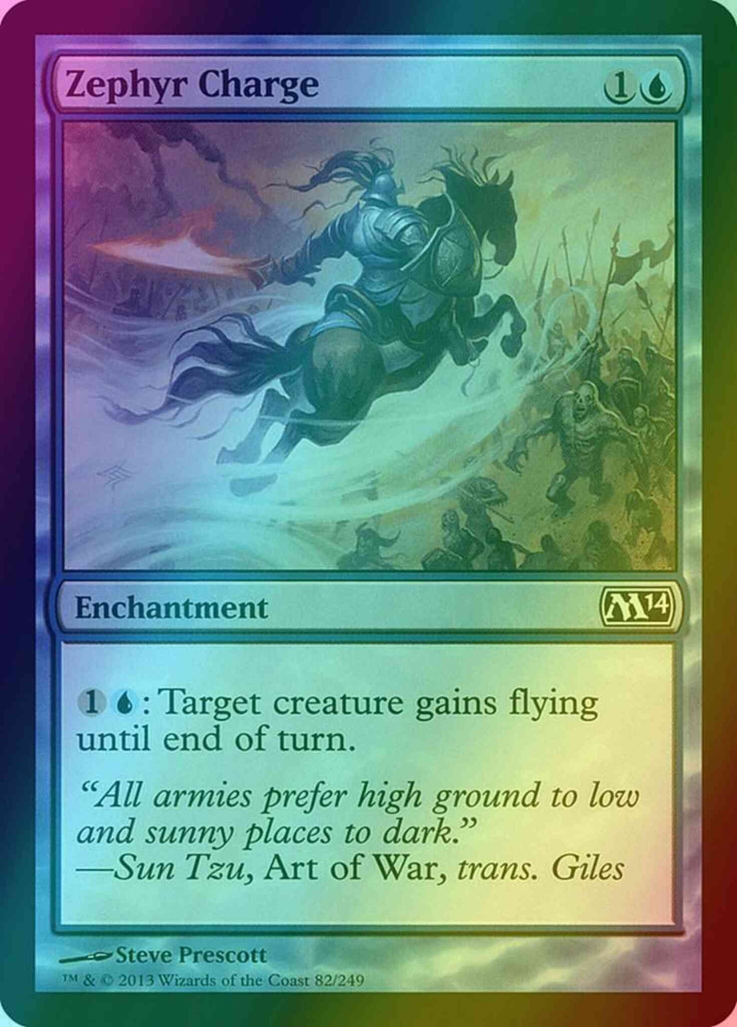 Zephyr Charge [82] [Magic 2014] [Foil]
