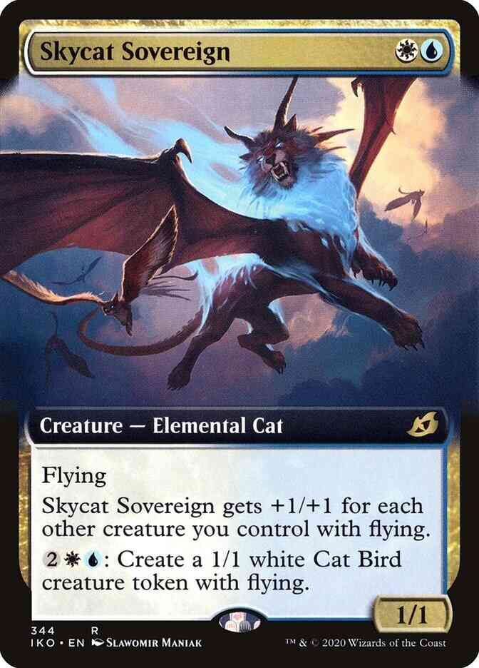 Skycat Sovereign [344] [Extended Art] [Ikoria: Lair of Behemoths] [Non-Foil]