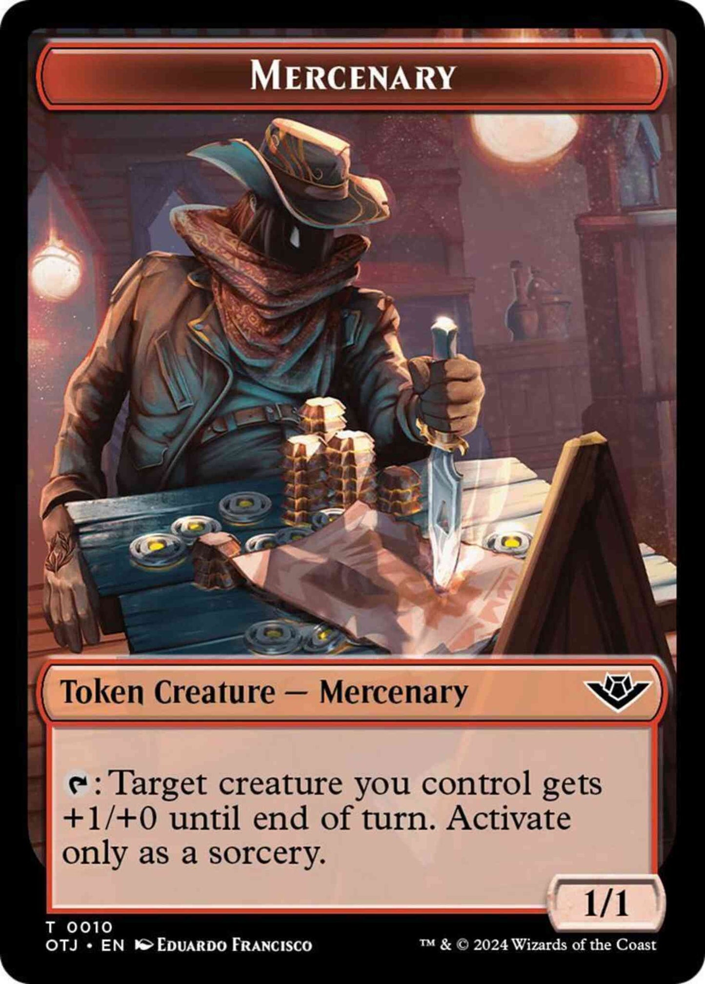 Mercenary Token (10) // Treasure Token (18) [Outlaws of Thunder Junction: Tokens] [Non-Foil]