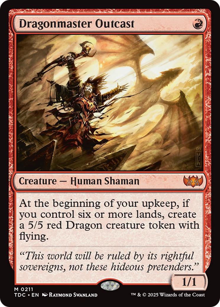 Dragonmaster Outcast [211] [Tarkir: Dragonstorm: Commander] [Non-Foil]