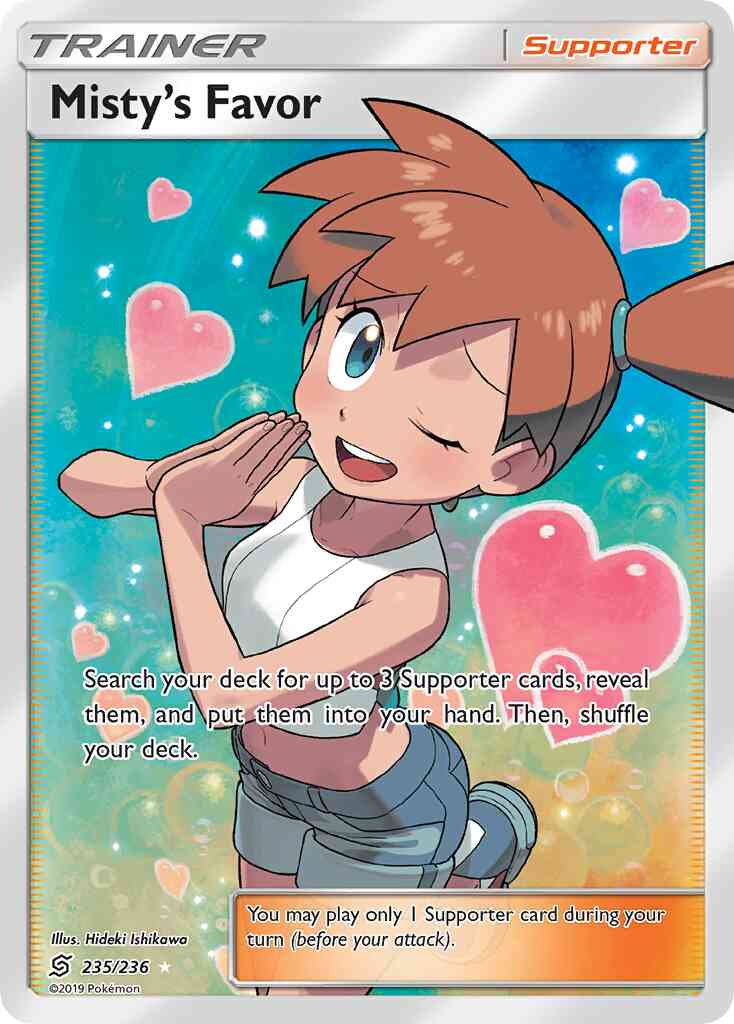 Misty's Favor - 235/236 - Rare Ultra [sm11-235] [Ultra]