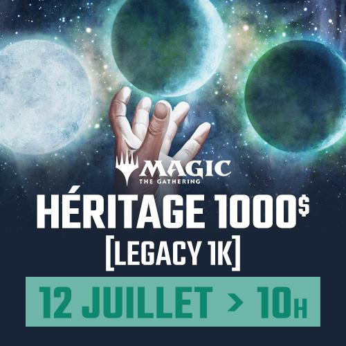 Magic: the Gathering - Legacy Tournoi 1 000 $ - Dimanche 12 juillet - 10:00 - Montreal [2026]