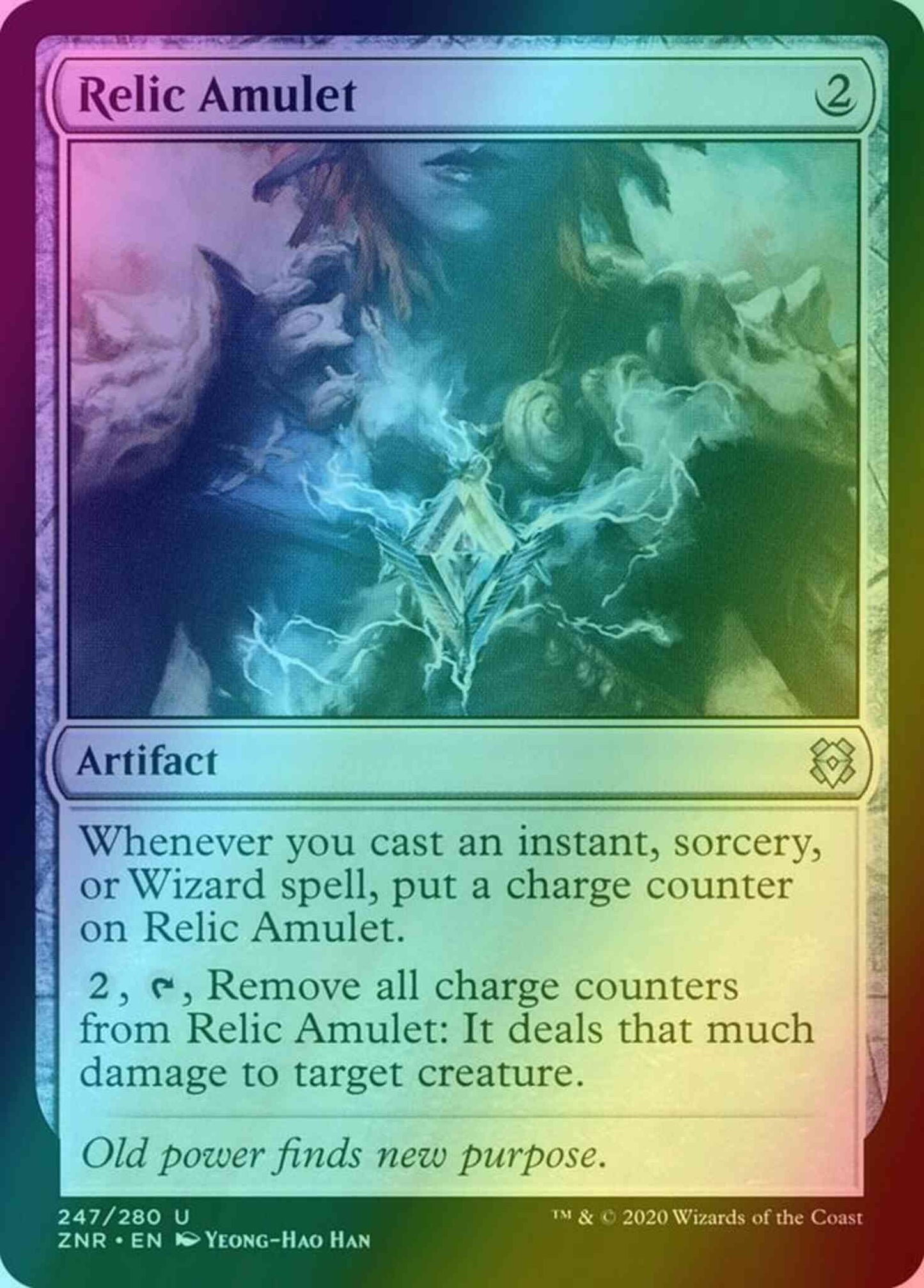 Relic Amulet [247] [Zendikar Rising] [Foil]
