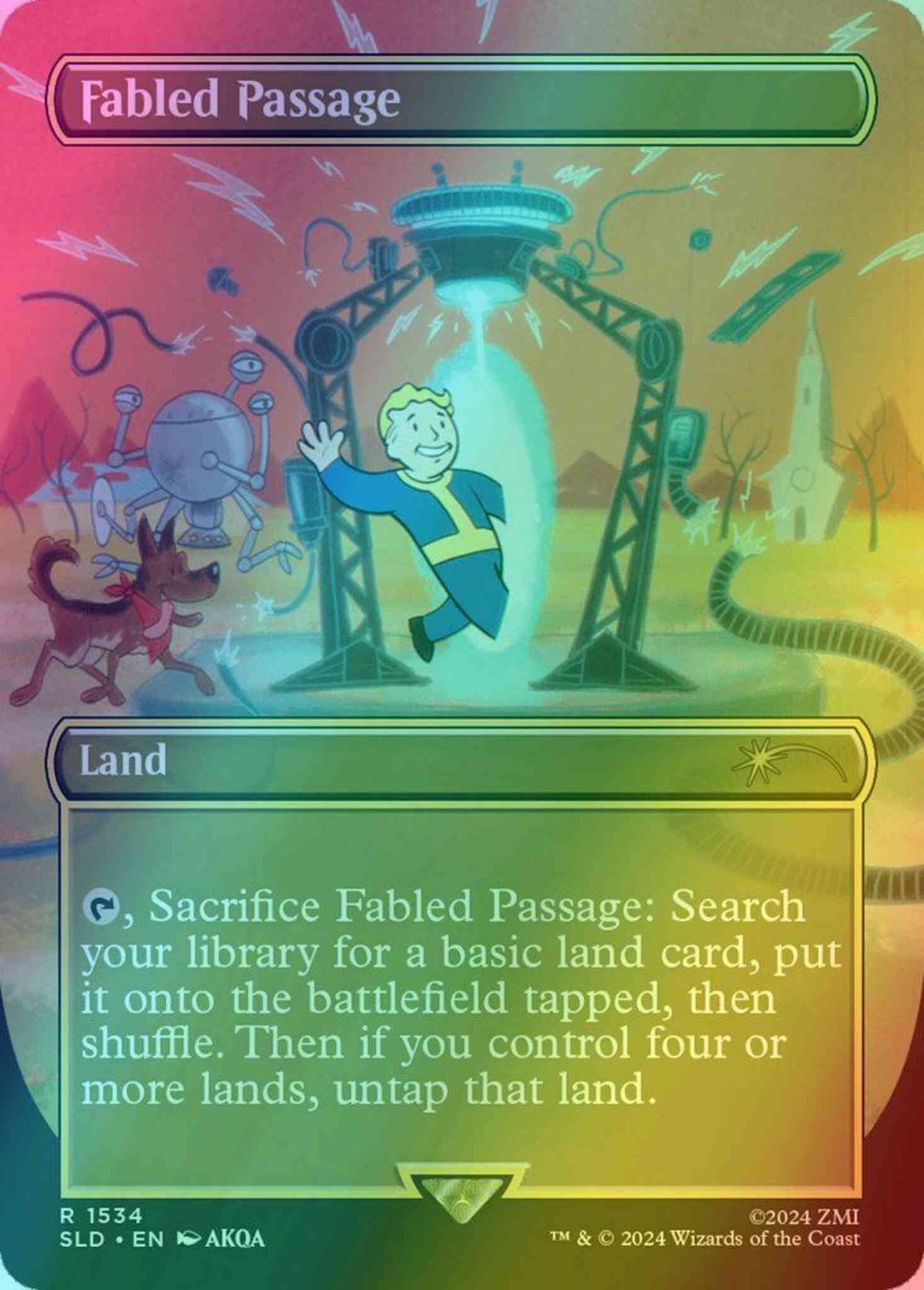 Fabled Passage [1534] [Borderless] [Fallout: Points of Interest] [Secret Lair Drop] [Foil]