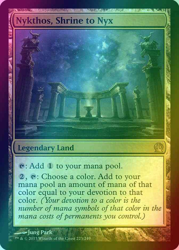 Nykthos, Shrine to Nyx [223] [Theros] [Foil]