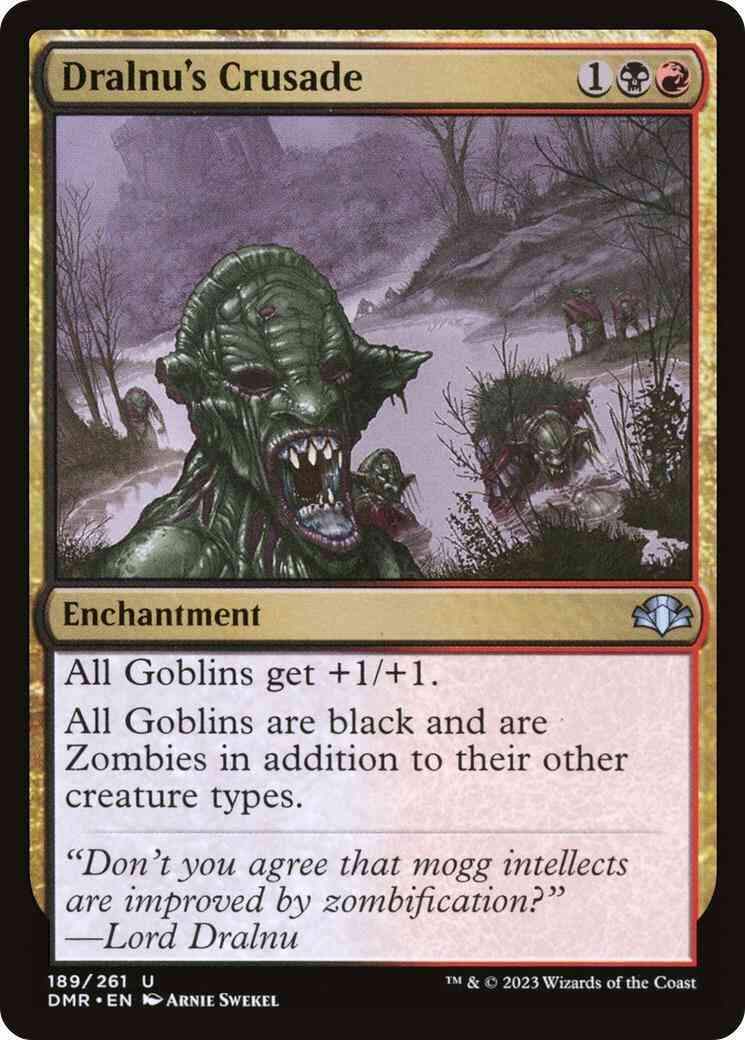 Dralnu's Crusade [189] [Dominaria Remastered] [Non-Foil]