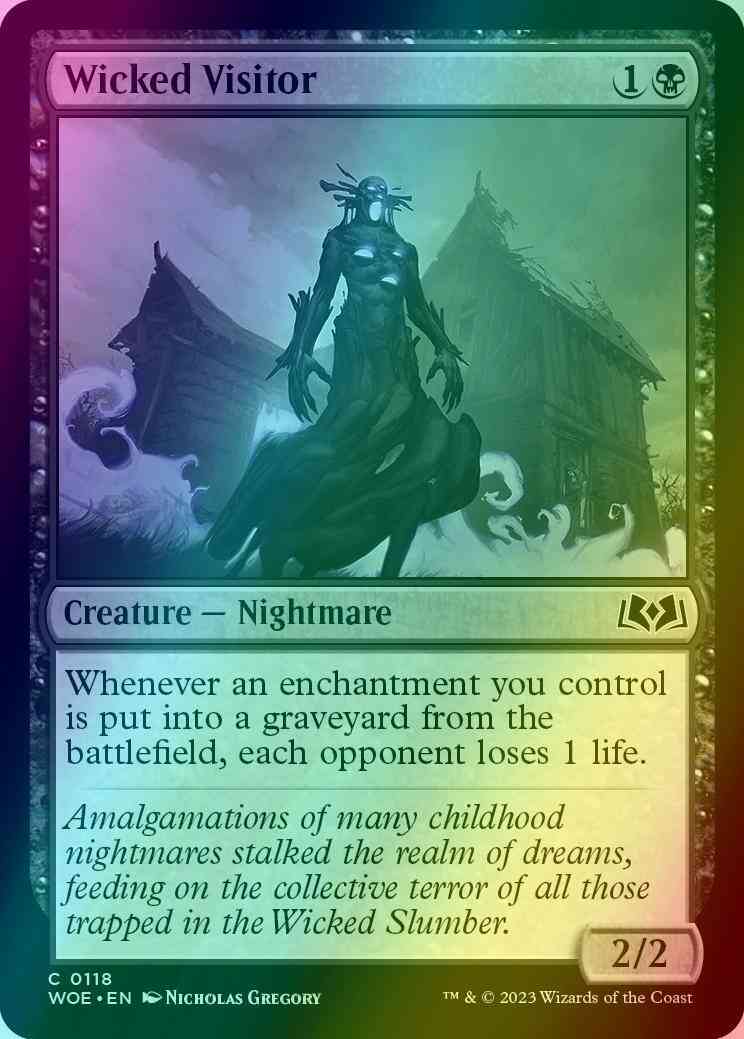 Wicked Visitor [118] [Wilds of Eldraine] [Foil]