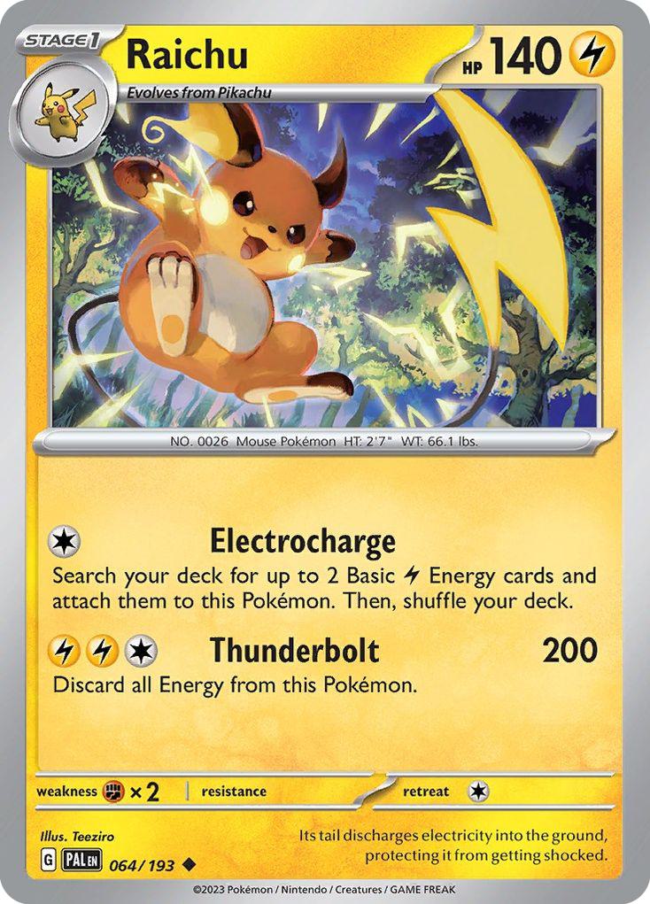 Raichu - 064/193 - Uncommon [sv02-064] [Non-Holo]