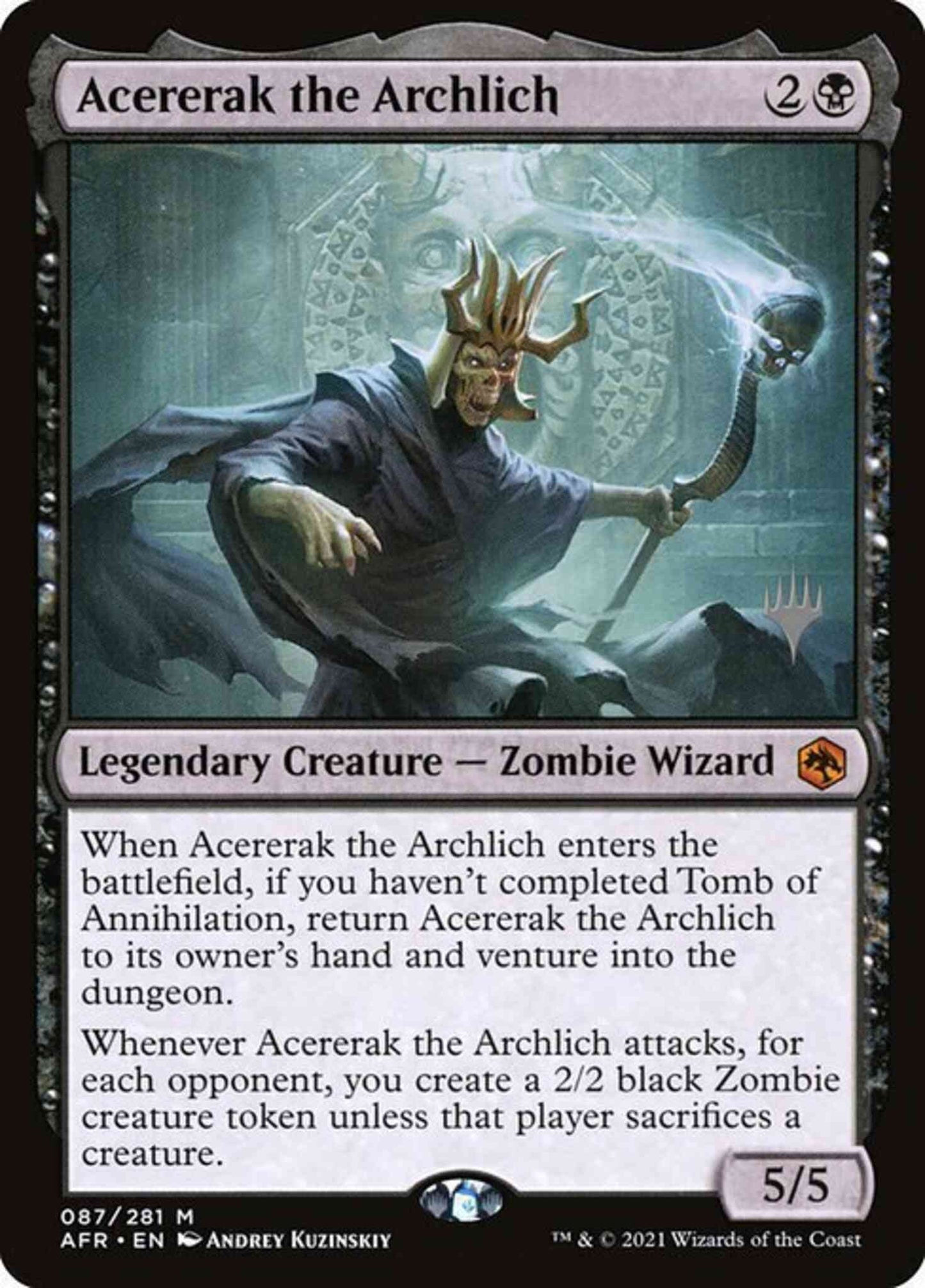 Acererak the Archlich [Promo Pack] [87p] [Adventures in the Forgotten Realms Promos] [Non-Foil]