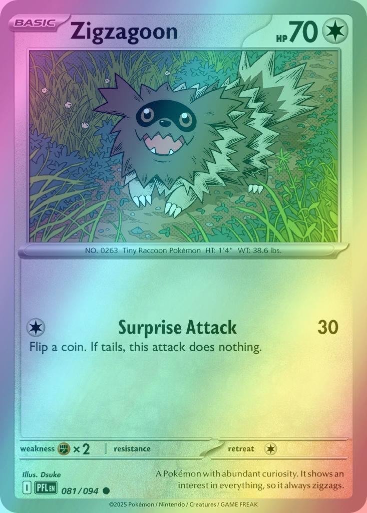 Zigzagoon - 081/094 - Common [me02-081] [Reverse Holo]
