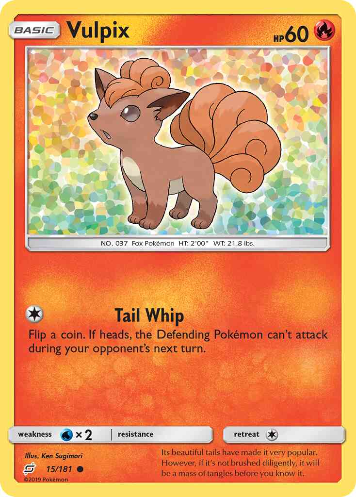 Vulpix - 15/181 - Common [sm9-15] [Non-Holo]