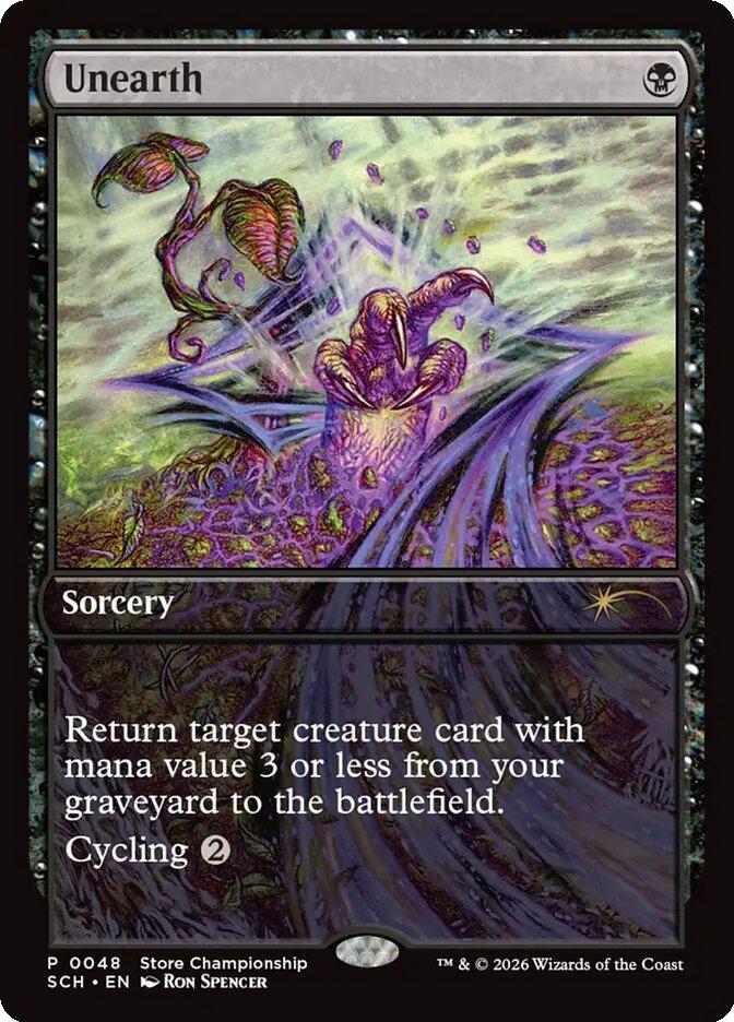 Unearth [48] [Store Championships] [Non-Foil]