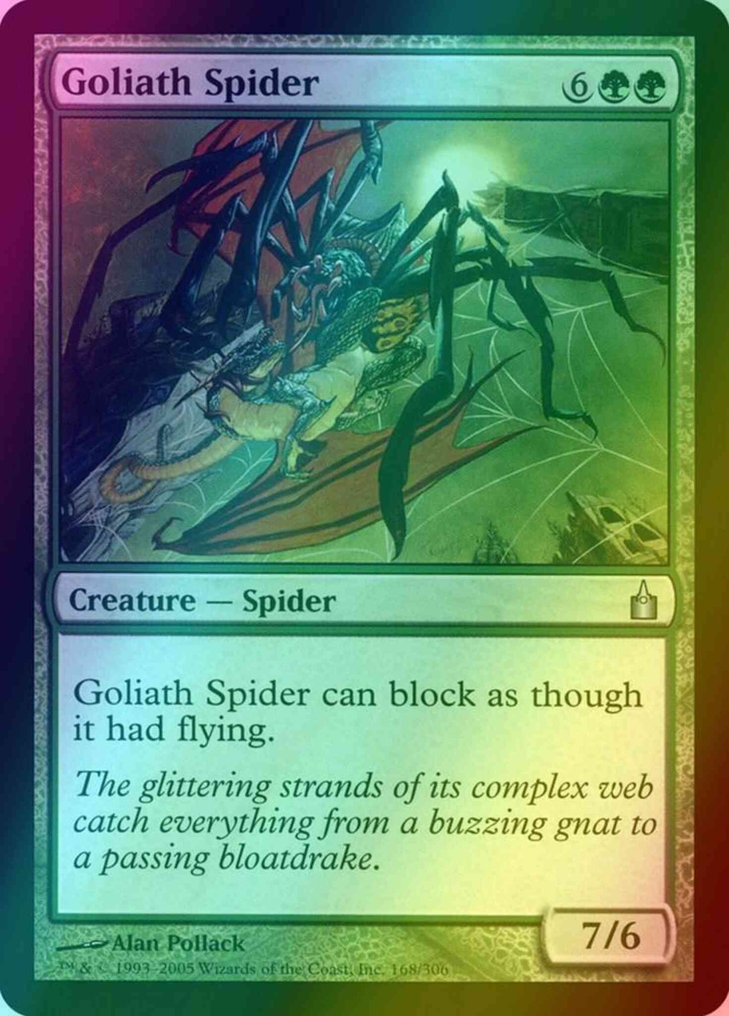 Goliath Spider [168] [Ravnica City Of Guilds] [Foil]