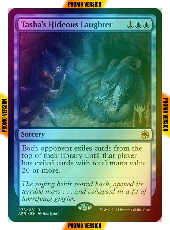 Tasha's Hideous Laughter [Promo Pack] [78p] [Adventures in the Forgotten Realms Promos] [Foil]