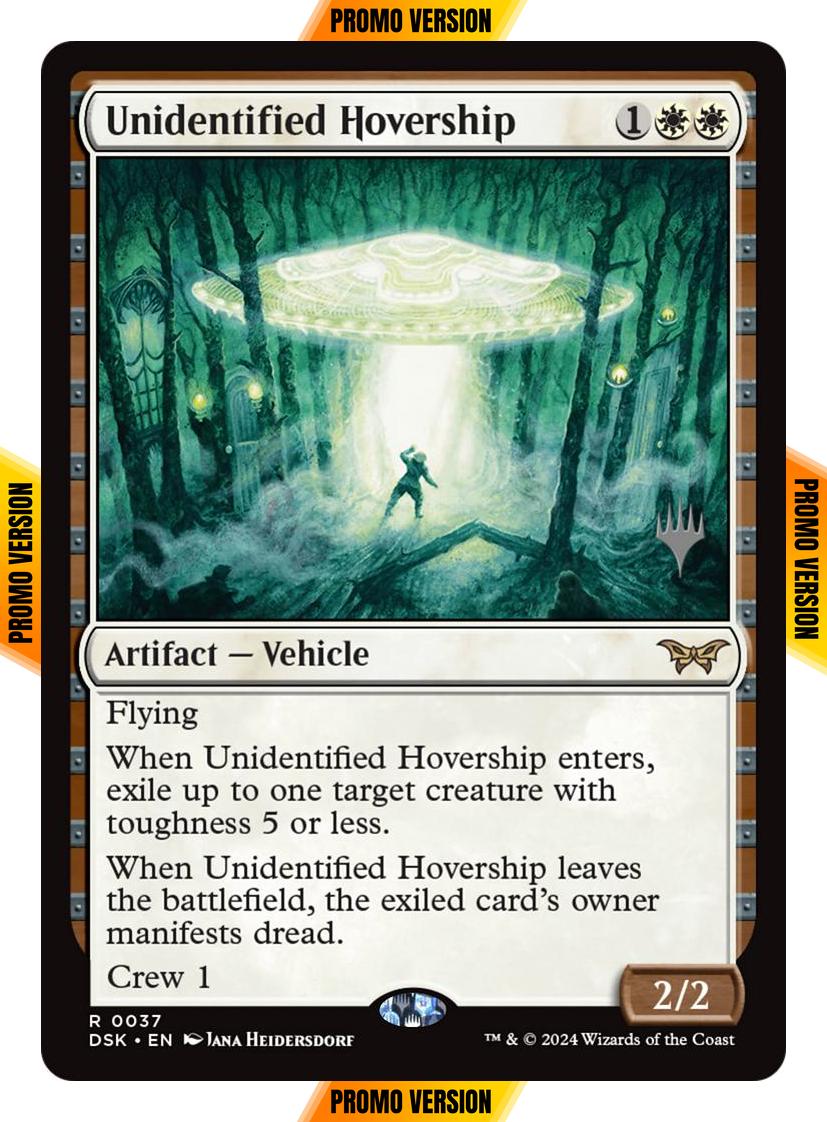 Unidentified Hovership [37p] [Promo Pack] [Duskmourn: House of Horror: Promos] [Non-Foil]