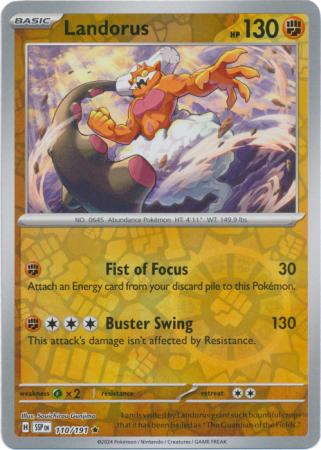 Landorus - 110/191 - Rare [sv08-110] [Reverse Holo]