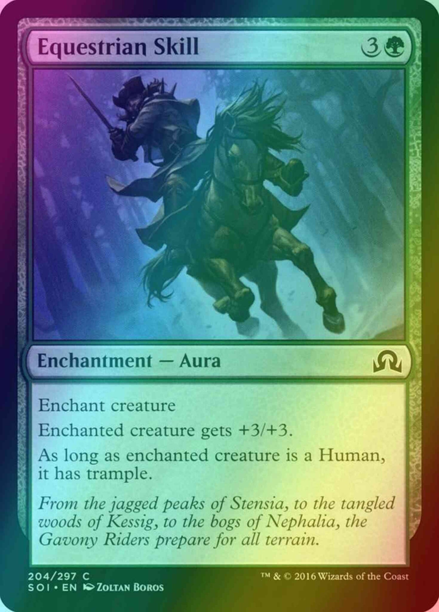Equestrian Skill [204] [Shadows over Innistrad] [Foil]