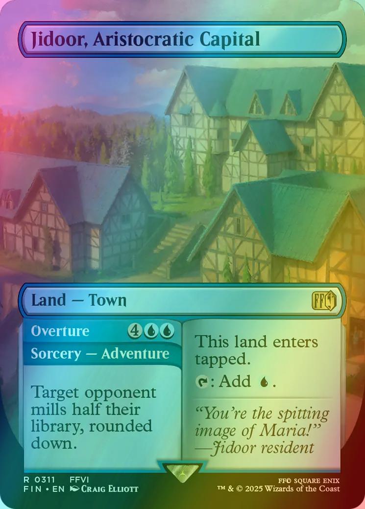 Jidoor, Aristocratic Capital // Overture [311] [Borderless] [FINAL FANTASY] [Foil]