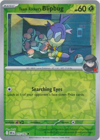 Team Rocket's Blipbug - 015/182 - Common [sv10-015] [Reverse Holo]
