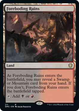 Foreboding Ruins [211] [Dominaria United: Commander] [Non-Foil]