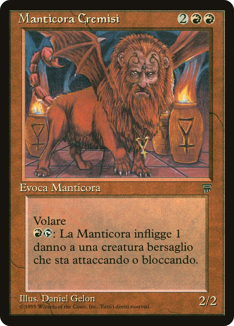 Crimson Manticore - Italian [140] [Legends: Italian] [Non-Foil]