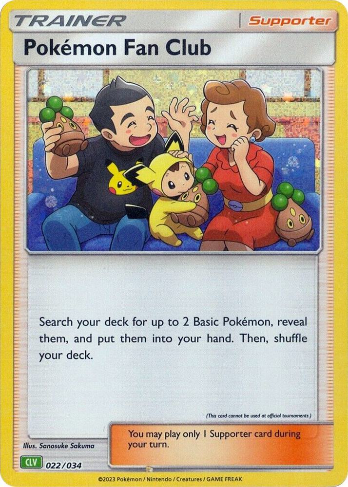 Pokémon Fan Club - 022/034 - Promo - CLV [tcgc-CLV022] [Holo]