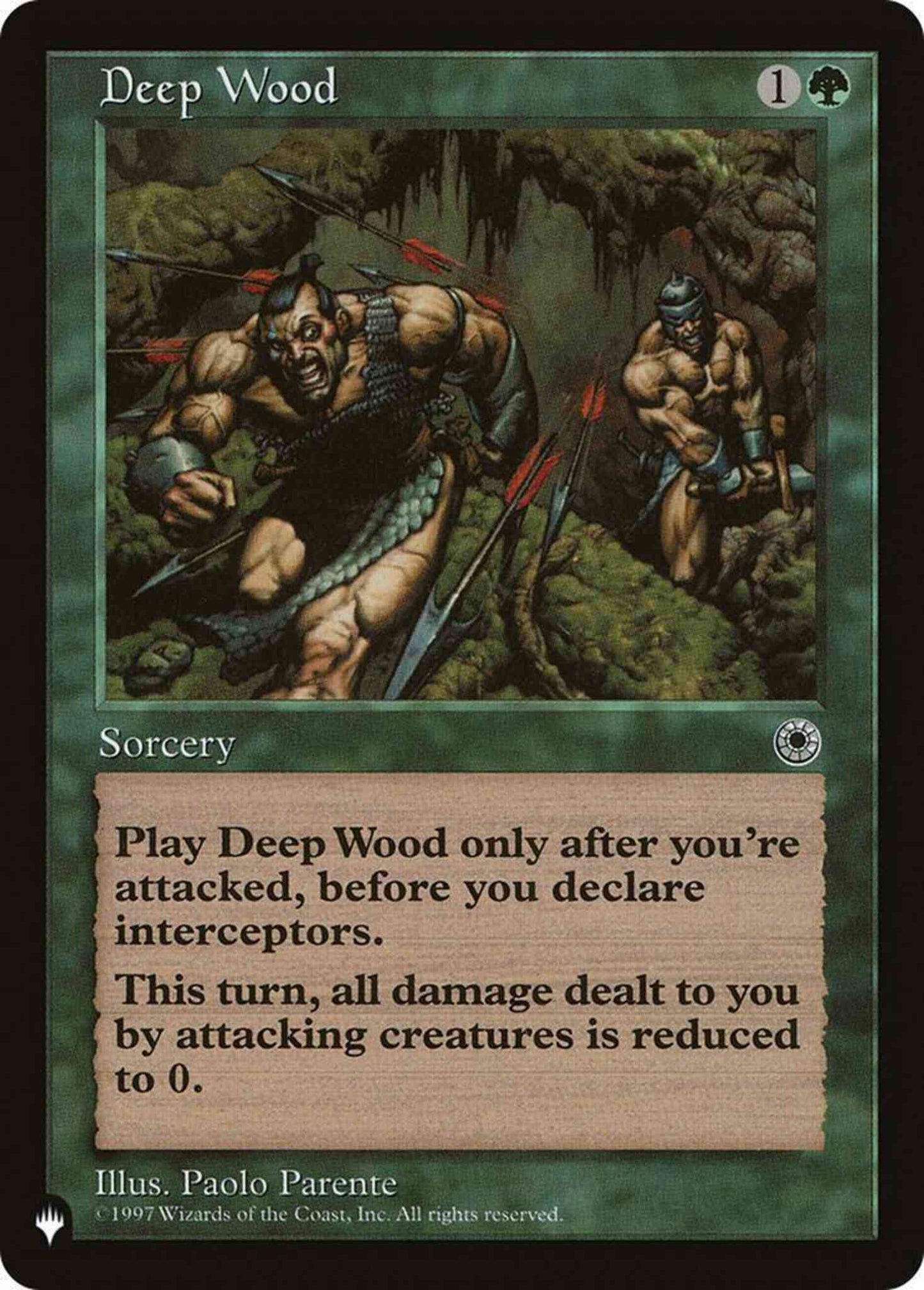 Deep Wood [POR-162] [The List] [Non-Foil]
