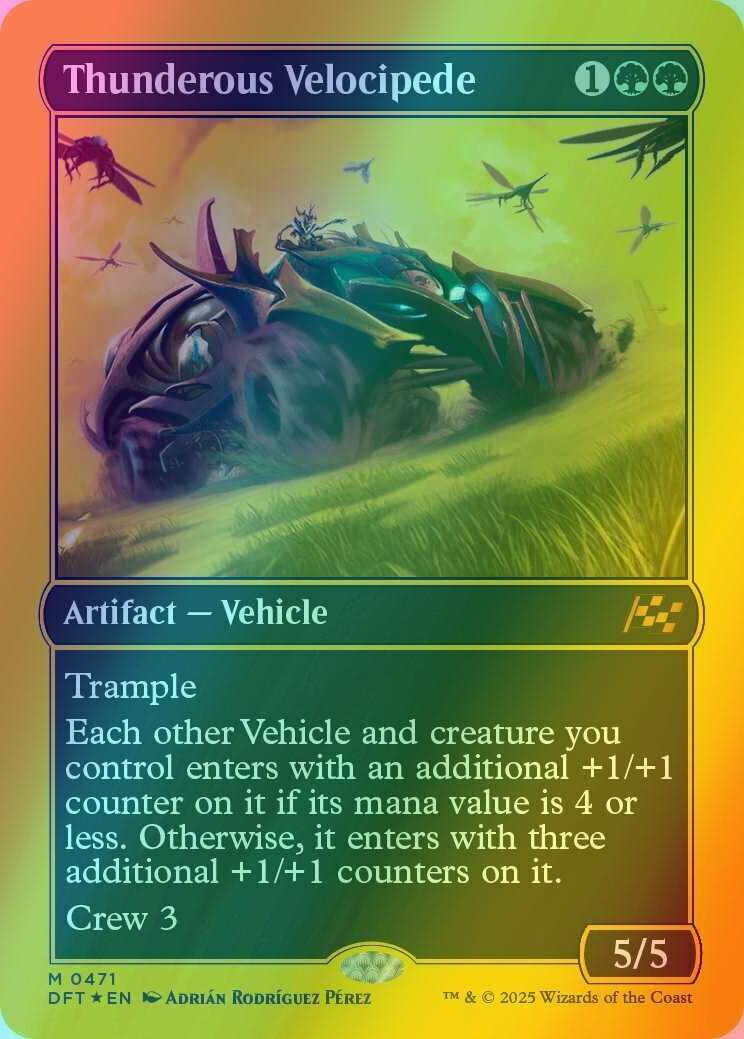 Thunderous Velocipede [471] [Aetherdrift] [First-place Foil]