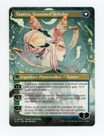 Tamiyo, Inquisitive Student // Tamiyo, Seasoned Scholar — Borderless — ID 18658