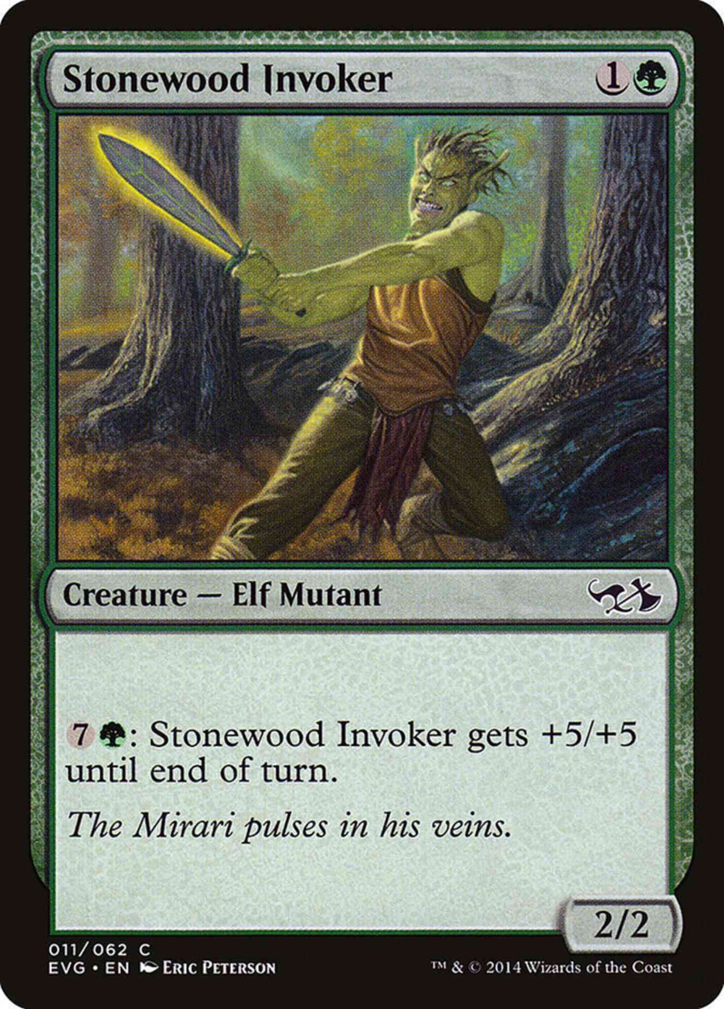 Stonewood Invoker [11] [Duel Decks Anthology: Elves vs. Goblins] [Non-Foil]